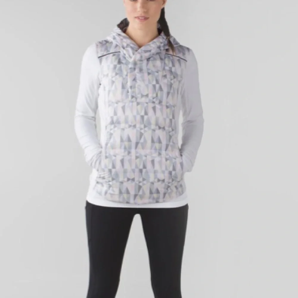 Lululemon Fluff Off Pullover Stained Glass Love White Neutral Blush - Picture 2 of 10